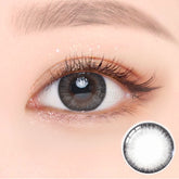Best Korean Colored Contact Lenses - Today's Gray Colored Contacts (1 Pair) /  This grey-black 2-tone color contact lens will give a natural and beautiful enlargement effect on dark brown eyes and a unique effect on bright eyes. The graphic diameter is 13.4mm, which is recommended if you are looking for natural daily wear contact lenses.  / Prescription and non-prescription available, Cheapest Colored Contact Lenses. Buy Colored Contact Lenses Online - EyeMellow